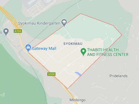Syokimau location map