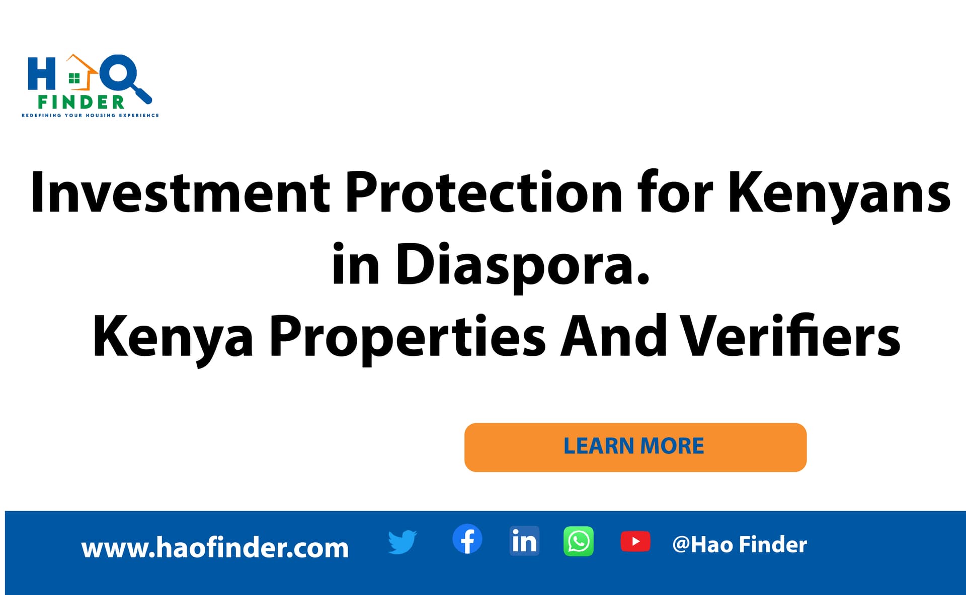 Diaspora investors - Hao Finder property verification