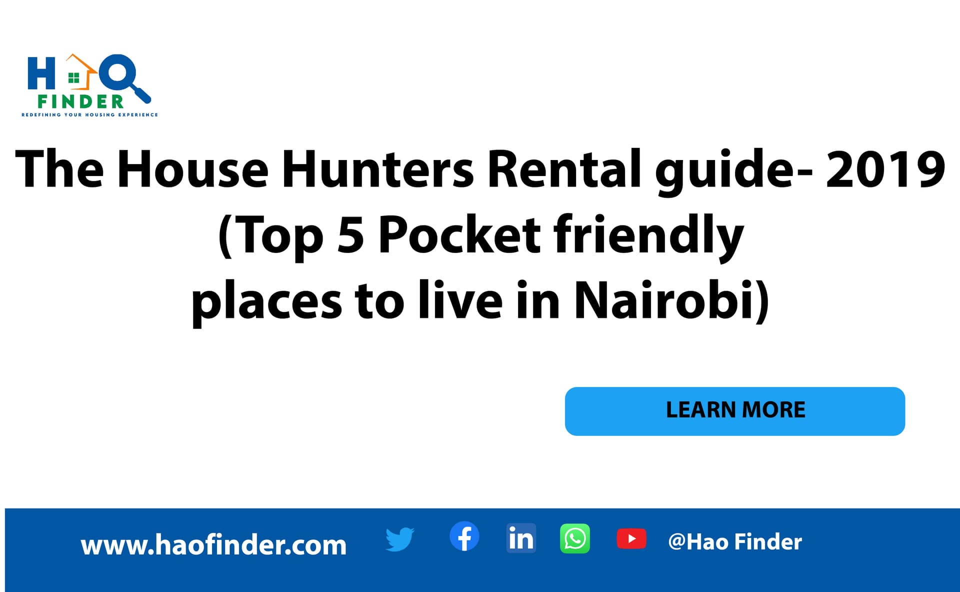 Top 5 Pocket Friendly Places to Live in Nairobi