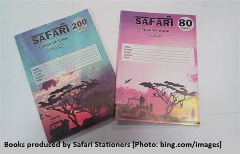 Books produced by Safari Stationers