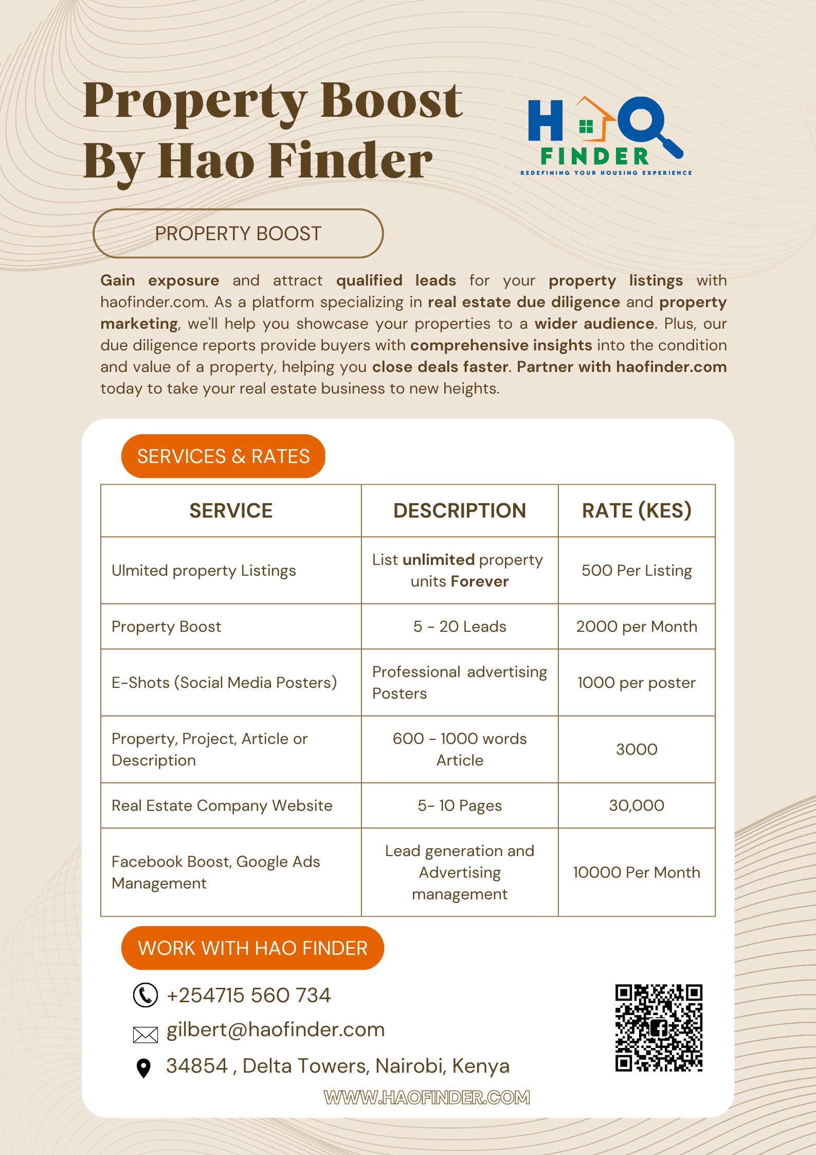 Property Boost rate card - 2023 - Hao Finder