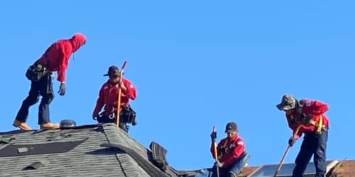 Metal roofing installation