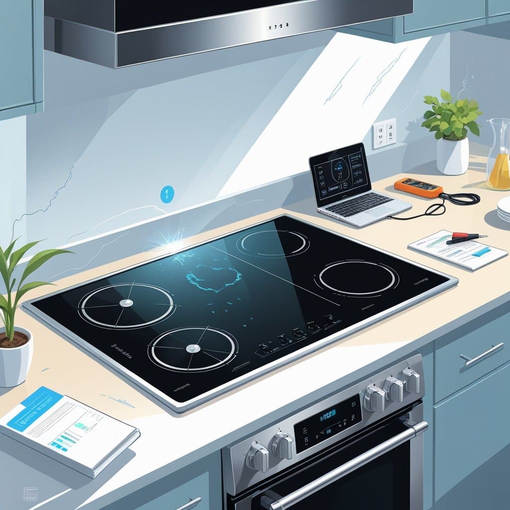 Glass top stove burner
